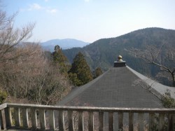 鞍馬寺金堂からの眺め