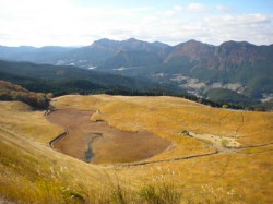 曽爾高原の頂上からの景色